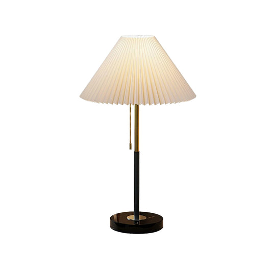 Moderne Tafellamp met Stofenkap en Marmeren Voet - Dimbaar Warm Licht 2800K 1