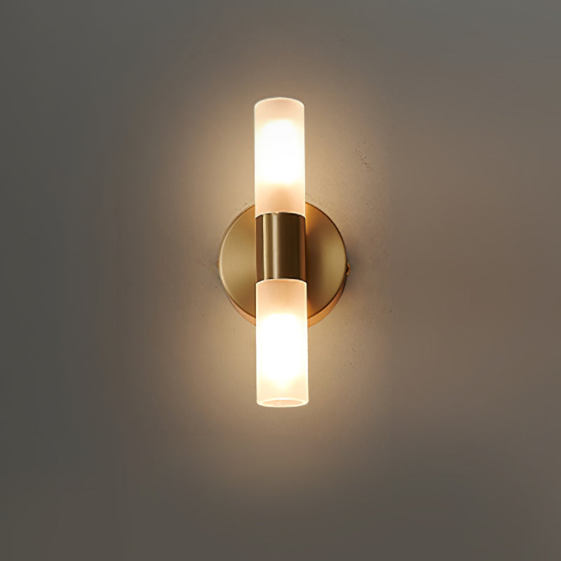Moderne Wandlamp Goud met Dimbare LED Verlichting en Elegante Glazen Kap voor Binnengebruik 10