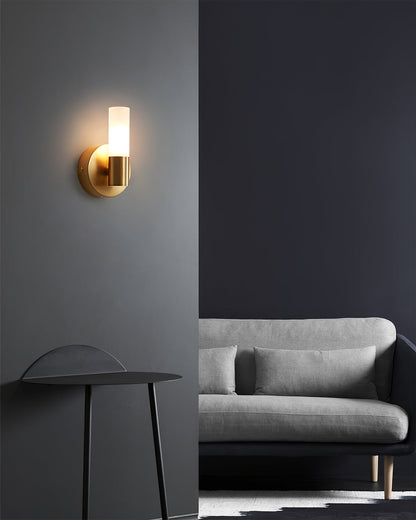 Moderne Wandlamp Goud met Dimbare LED Verlichting en Elegante Glazen Kap voor Binnengebruik 7