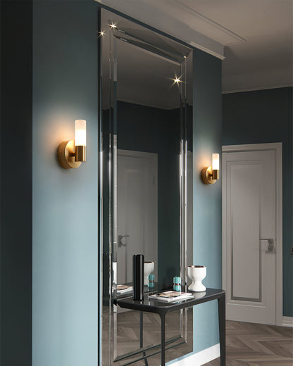 Moderne Wandlamp Goud met Dimbare LED Verlichting en Elegante Glazen Kap voor Binnengebruik 8