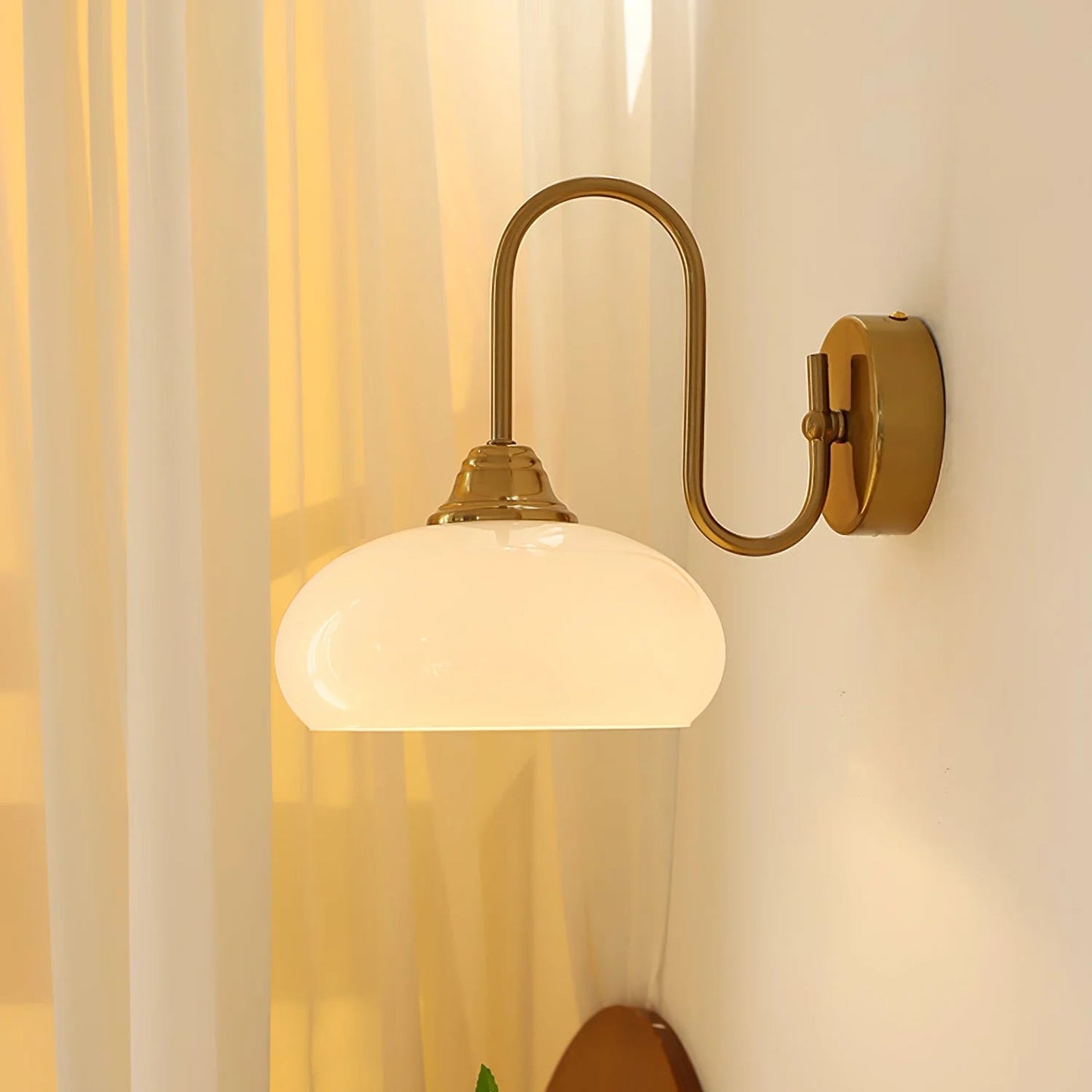 Moderne Wandlamp van Glas met Bauhaus Design voor Sfeervolle Verlichting – Geschikt voor Binnengebruik 2