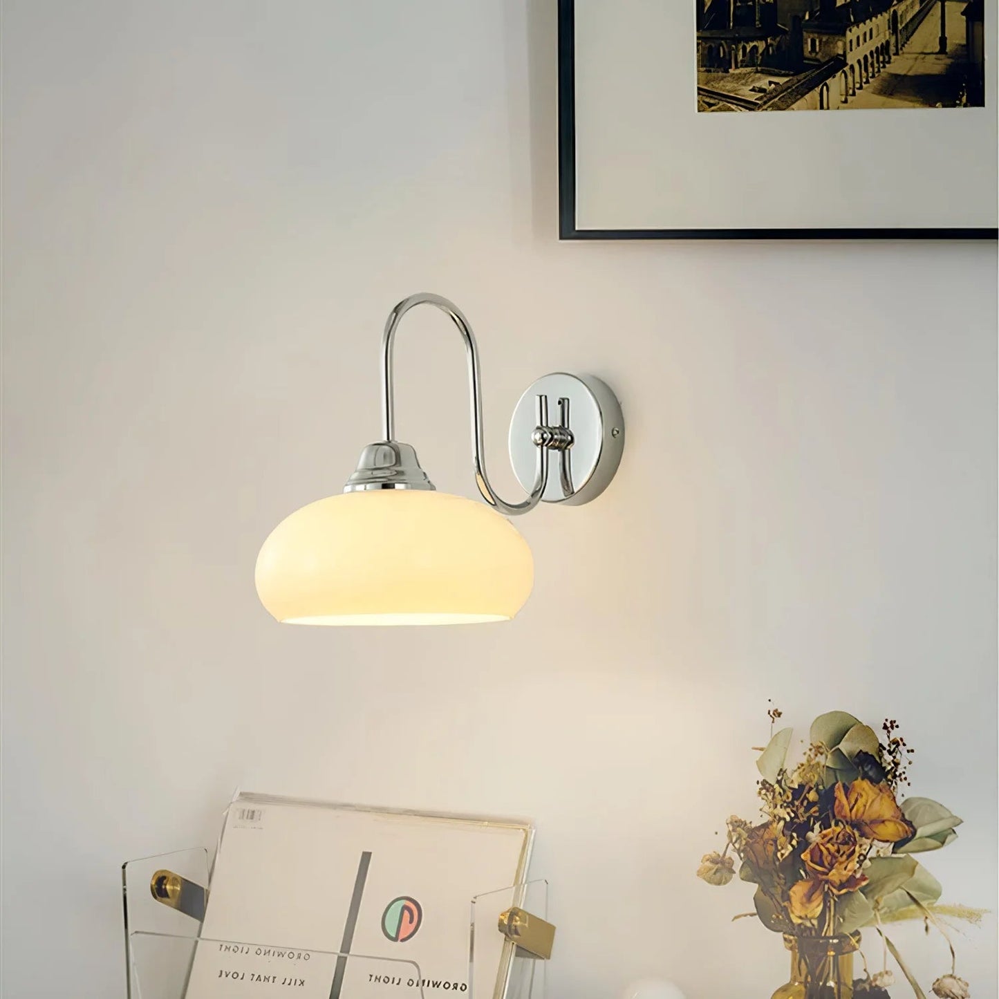Moderne Wandlamp van Glas met Bauhaus Design voor Sfeervolle Verlichting – Geschikt voor Binnengebruik 7