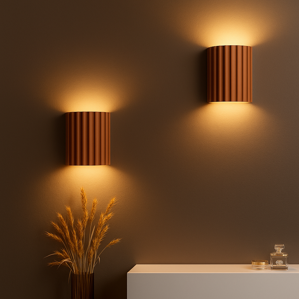 Moderne Wandlamp van Kunsthars met LED Verlichting – 14 x 8 x 16,5 cm voor Binnengebruik 2