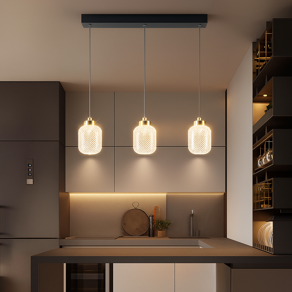 Moderne Zwarte Hanglamp Eettafel – Strak Design voor Gerichte Verlichting in Eetkamer of Keuken 2