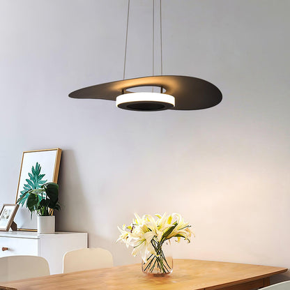 Moderne Zwarte Hanglamp met Verstelbare Hoogte voor Eettafel en Woonkamer – Energiezuinige LED Verlichting in Metaal en Acryl 3