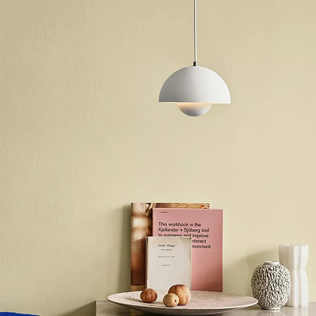 Moderne Zwarte Hanglamp voor Eettafel en Slaapkamer – Stijlvolle Woonkamer Lamp met Bloemknop Design 3