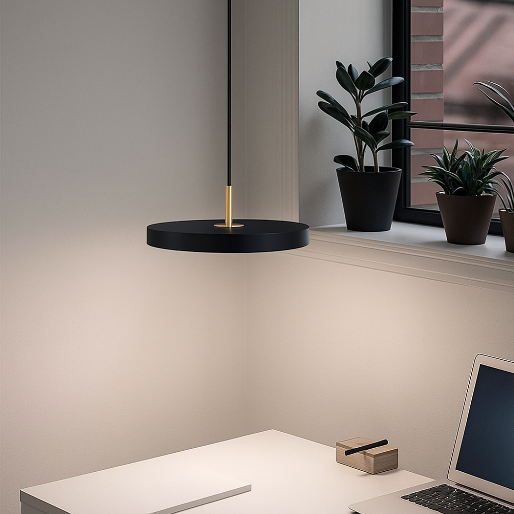 Moderne Zwarte LED Hanglamp – Minimalistisch Design voor Eettafel en Woonkamer Verlichting 0