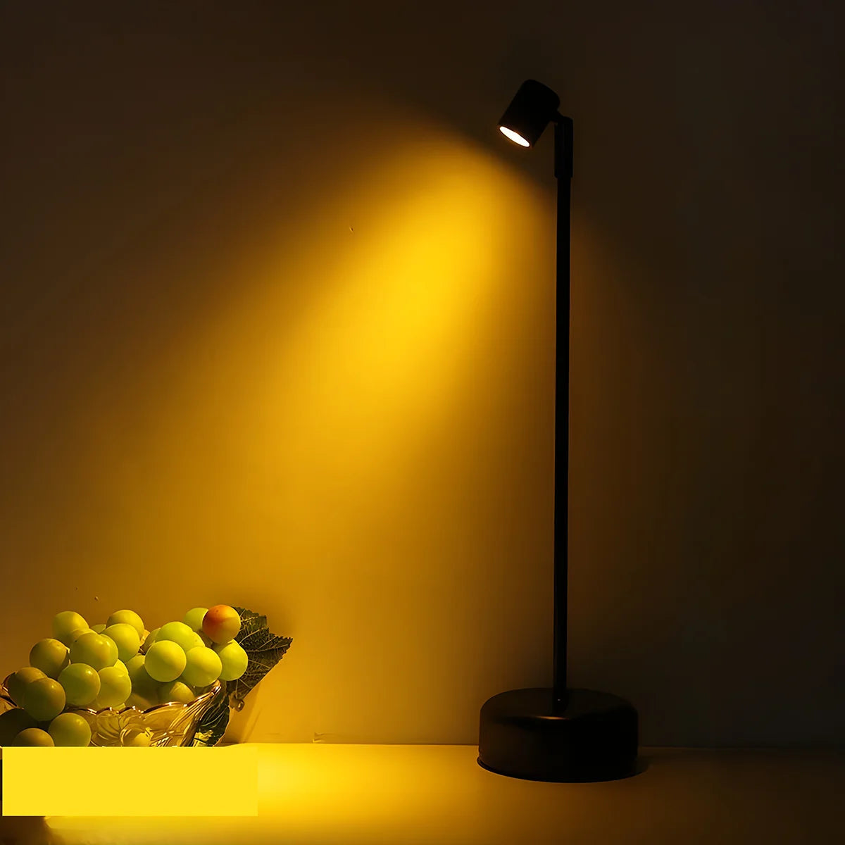 Oplaadbare Draadloze Tafellamp Zwart met Dimbare LED en Verstelbare Kop – Modern Minimalistisch Design 1