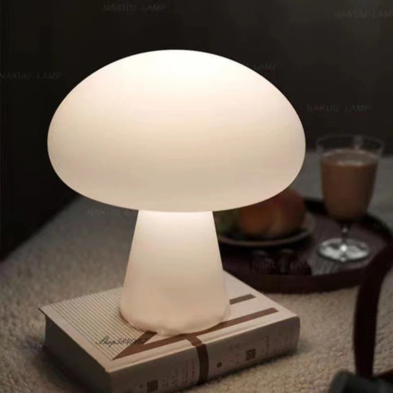 Paddenstoelvormige Tafel Lamp 25 cm Hoog – Warm LED Licht voor Sfeer en Decoratie in Woonkamer en Slaapkamer 4