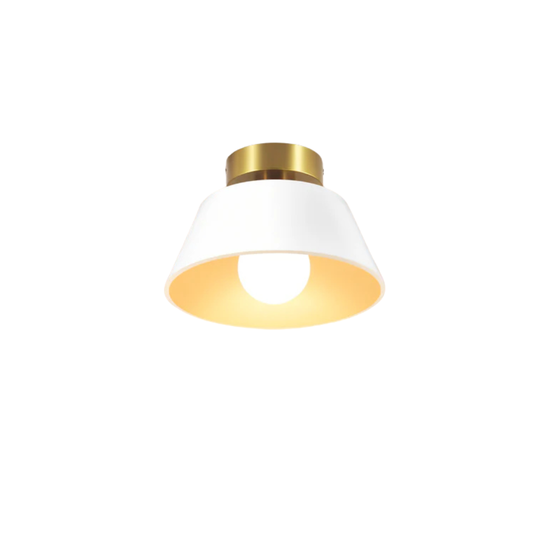 Retro LED Plafondlamp - Energiezuinige Plafonniere voor Woonkamer - Stijlvol Ontwerp met E27 Fitting, 10-15m² Verlichtingsgebied 4