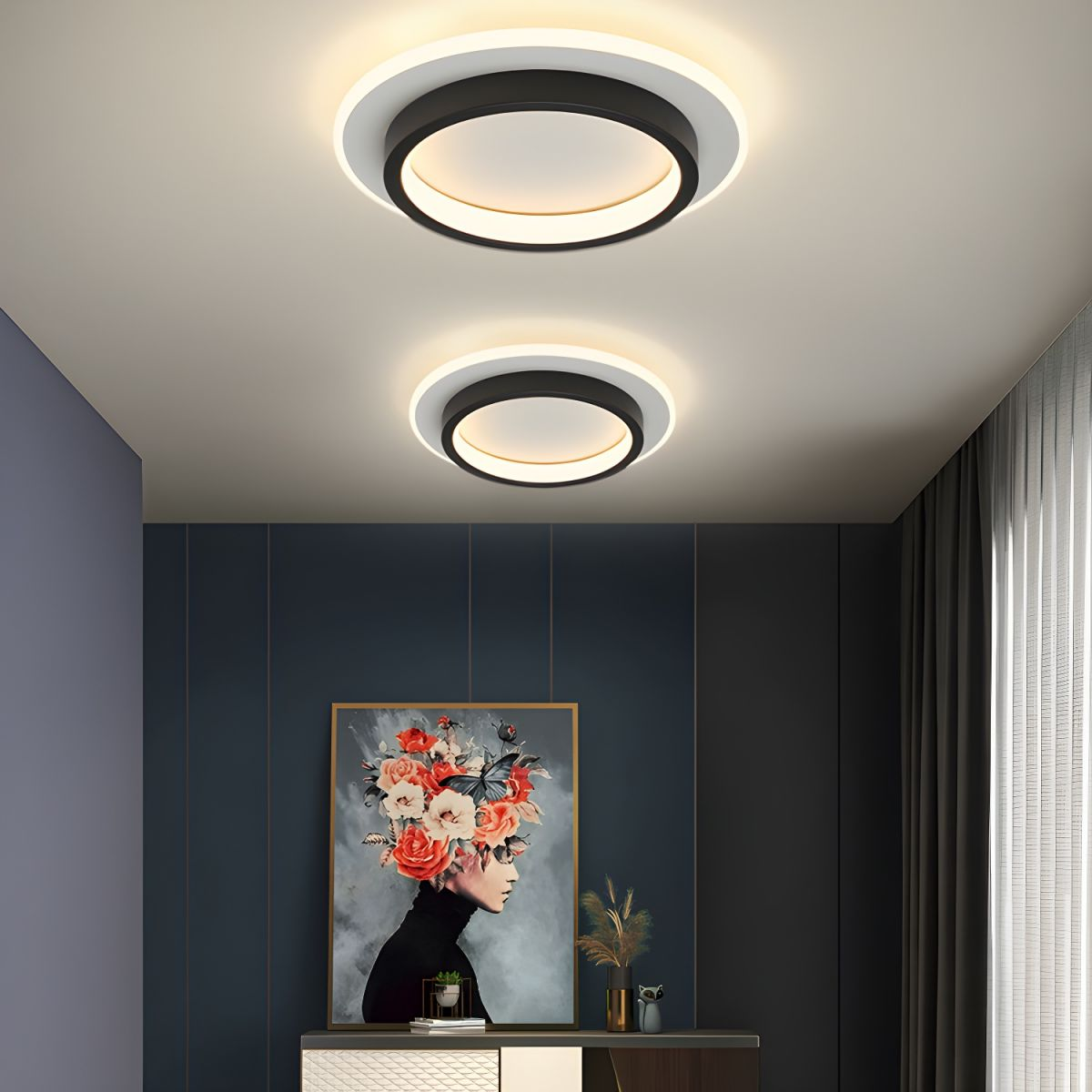 Ronde LED Plafondlamp 10W met Modern Design voor Slaapkamer en Woonkamer – Energiezuinig en Compact 8
