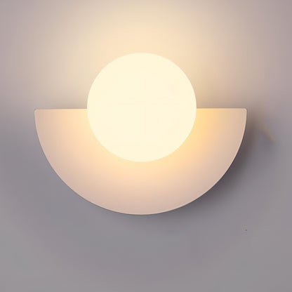 Scandinavische Halfronde Wandlamp met Geïntegreerde LED – Everest Wandverlichting voor Hal en Slaapkamer 0