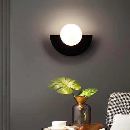 Scandinavische Halfronde Wandlamp met Geïntegreerde LED – Everest Wandverlichting voor Hal en Slaapkamer 2