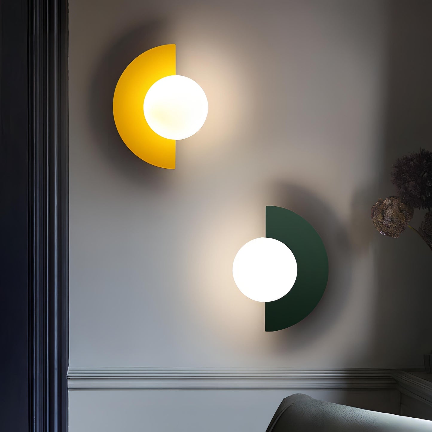 Scandinavische Halfronde Wandlamp met Geïntegreerde LED – Everest Wandverlichting voor Hal en Slaapkamer 4