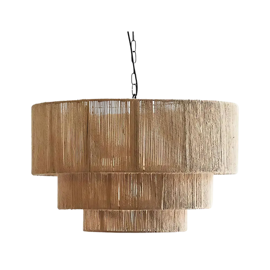 Scandinavische Hanglamp van Hennep Touw – Boho-Design voor Woonkamer, Eetkamer of Slaapkamer 0