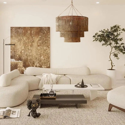 Scandinavische Hanglamp van Hennep Touw – Boho-Design voor Woonkamer, Eetkamer of Slaapkamer 2