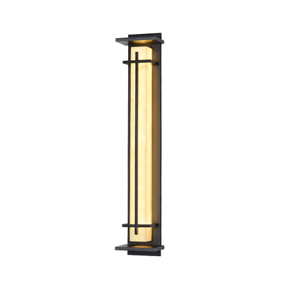 Moderne Buitenlamp met Marmerlook & RVS – IP65 LED Wandlamp