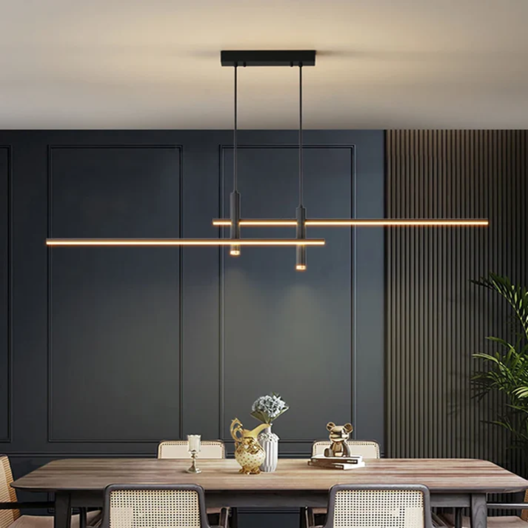 Stijlvolle Dimbare Hanglamp Eettafel van Aluminium – Verstelbare Woonkamer Lamp voor Luxe Interieur 2