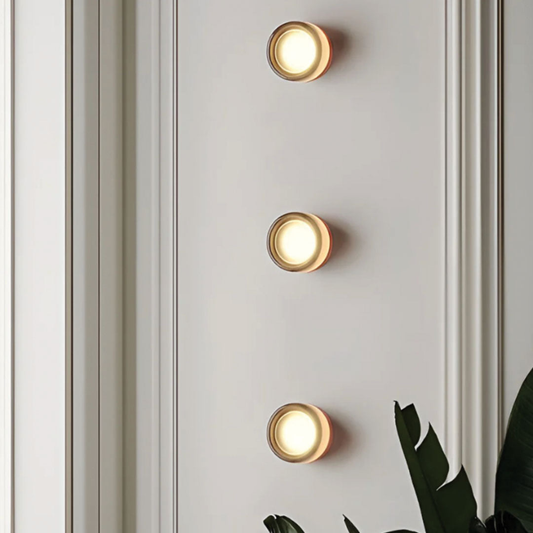 Stijlvolle LED Wandlamp met Dimple Design – Compact en Energiezuinig voor Binnengebruik