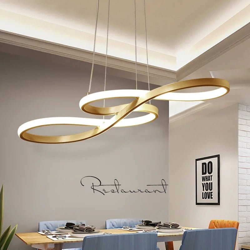Verstelbare Dimbare LED Hanglamp Ringen met Afstandsbediening en Geheugenfunctie 2