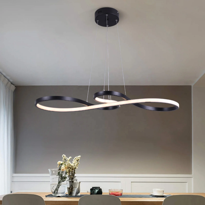 Verstelbare Dimbare LED Hanglamp Ringen met Afstandsbediening en Geheugenfunctie 6