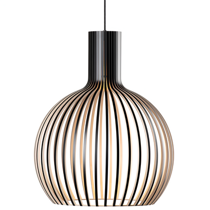 Vintage Houten Hanglamp met Cage Design voor Eetkamer en Woonkamer – Sfeervolle Verlichting met Verstelbaar Snoer 0