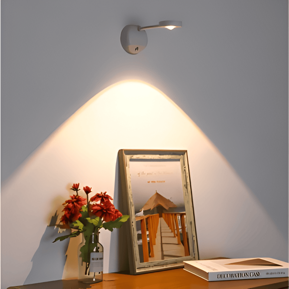Waterdichte Draadloze LED Wandlamp met Bewegingssensor voor Buiten en Binnen - Oplaadbare Muurlamp met Magneetbevestiging 3