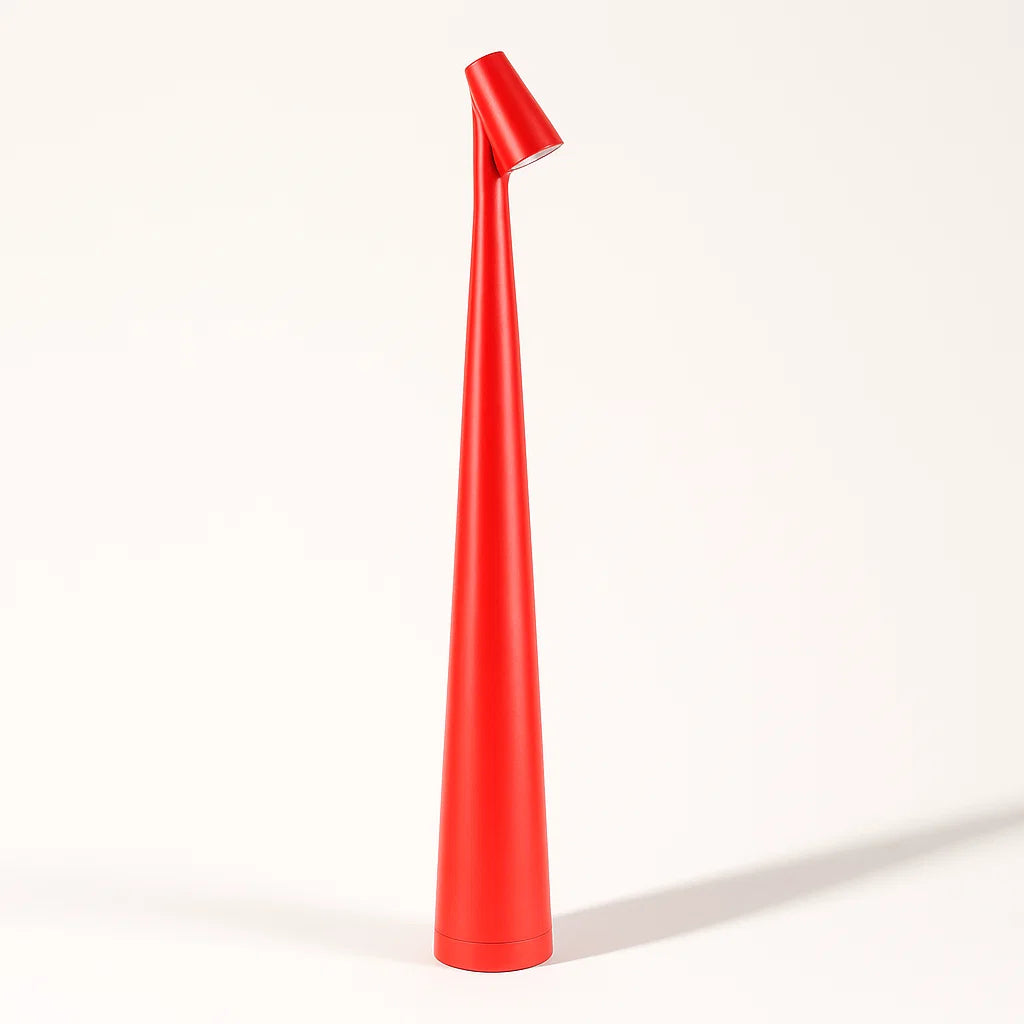 Draadloze Dimbare Tafellamp van Aluminium – Oplaadbare Nordic Design